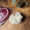 Fondant rose en coeur senteur Pomme d'amour 20g – Image 2
