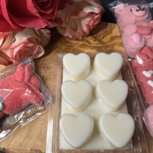 Fondant tablette coeur senteur Bois de rose 70g – Image 2