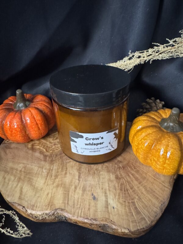 Bougie Citrouille blanche ambrée 330g - (+)50h – Image 2