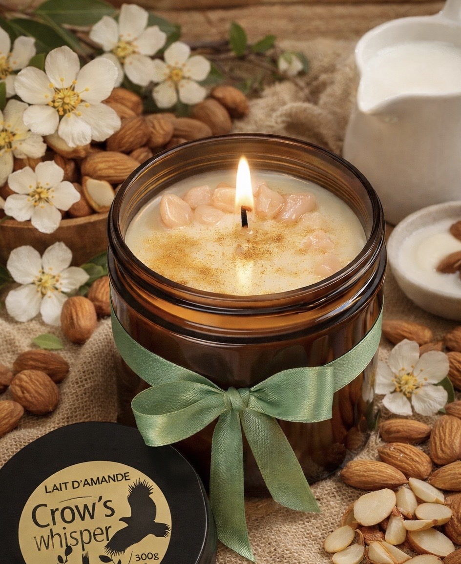 Bougie Bijou Lait d’amande 300g - +50h