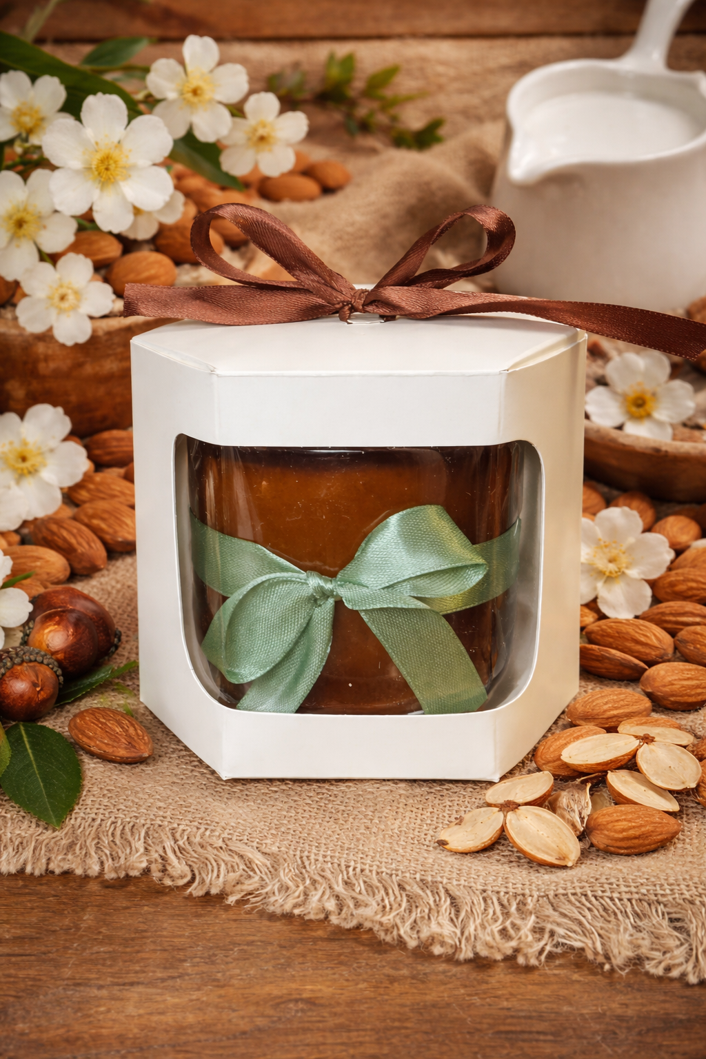 Bougie Bijou Lait d’amande 300g - +50h – Image 2